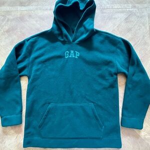 GAP Logo Green Fleece Pullover Sweatshirt – XXL